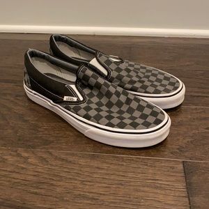 Vans checkerboard slip on